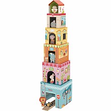 Tower House Stacking Game