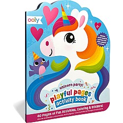 OOLY Unicorn Party! Playful Pages Activity Book