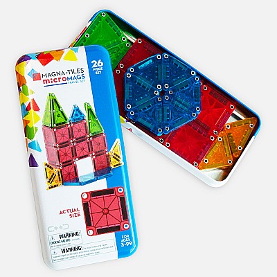 Magna-Tiles microMAGS 26 Piece Travel Set