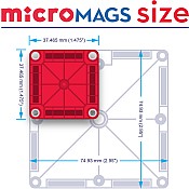 Magna-Tiles Combo + microMAGS 46 Piece Set