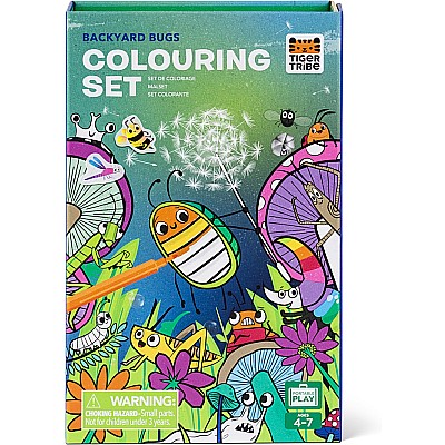 Colouring Set: Backyard Bugs