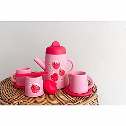 Silicone Tea Set: Strawberry Patch