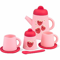 Silicone Tea Set: Strawberry Patch