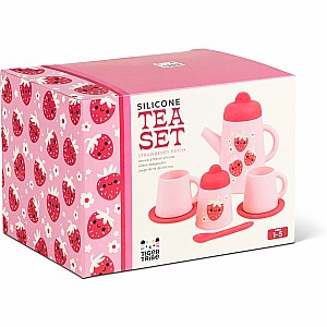 Silicone Tea Set: Strawberry Patch