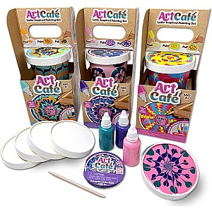 Art Cafe Latte-Inspired Painting Set - Beachy Colors