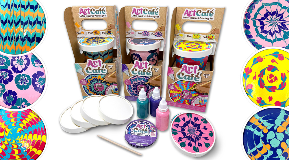 Art Cafe Latte-Inspired Painting Set - Beachy Colors