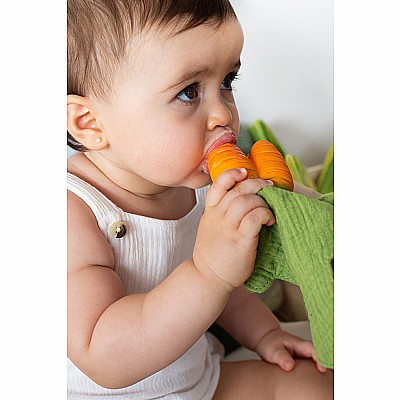 Oli & Carol Cathy the Carrot Mini Doudou Teether