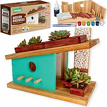 Modern Birdhouse Woodworking Kit