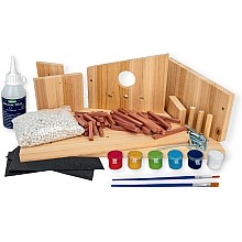 Modern Birdhouse Woodworking Kit