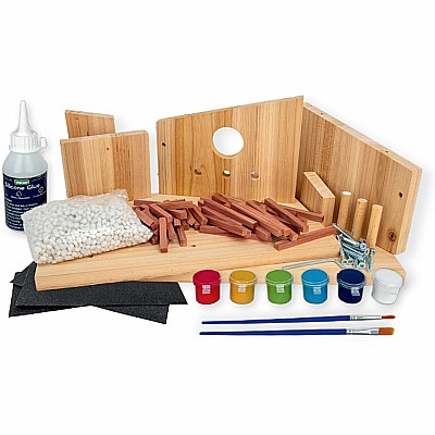 Modern Birdhouse Woodworking Kit