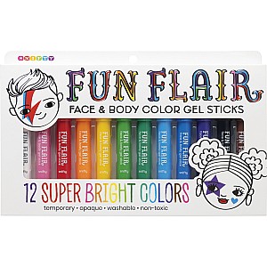 Fun Flair Face & Body Color Gel Sticks