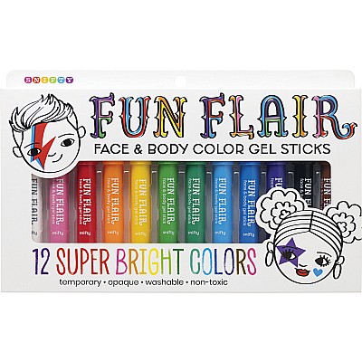 Fun Flair Face & Body Color Gel Sticks