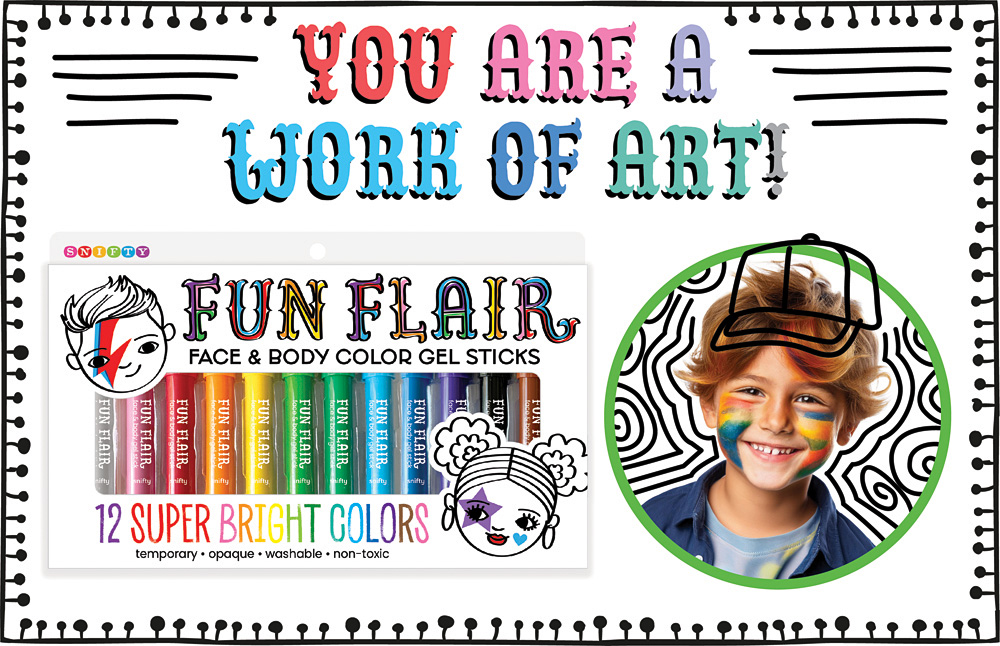 Fun Flair Face & Body Color Gel Sticks