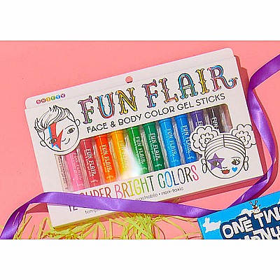 Fun Flair Face & Body Color Gel Sticks