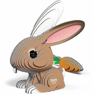 Eugy Rabbit 3D Cardboard Model Kit