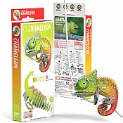 Eugy Chameleon 3D Cardboard Model Kit