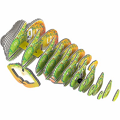 Eugy Chameleon 3D Cardboard Model Kit