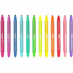 Make No Mistake! Sparkle Glittery Erasable Markers