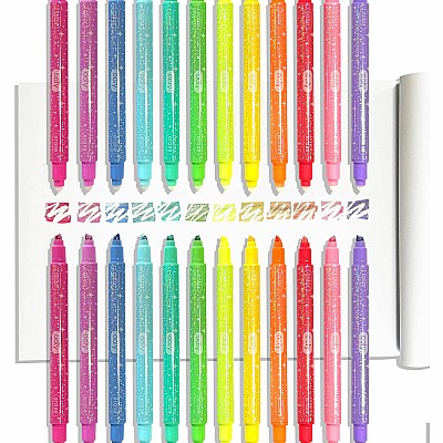 Make No Mistake! Sparkle Glittery Erasable Markers