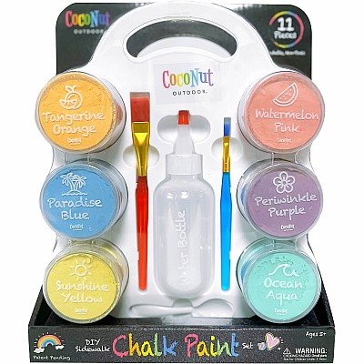 DIY Sidewalk Chalk Paint Set