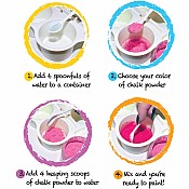 DIY Sidewalk Chalk Paint Set