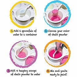 DIY Sidewalk Chalk Paint Set