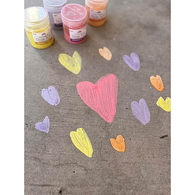 DIY Sidewalk Chalk Paint Set