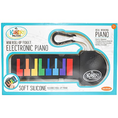 Mini Roll-Up Fidget Electronic Instruments Asst