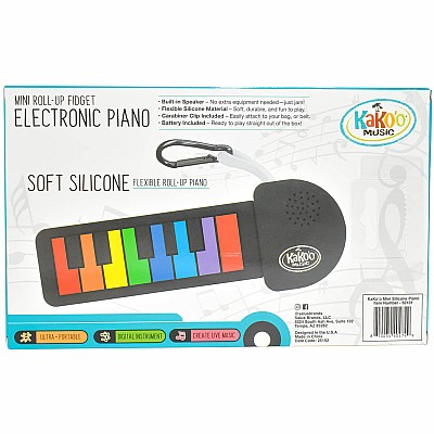 Mini Roll-Up Fidget Electronic Instruments Asst