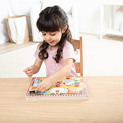 Push to Pop Puzzle Happy Hens