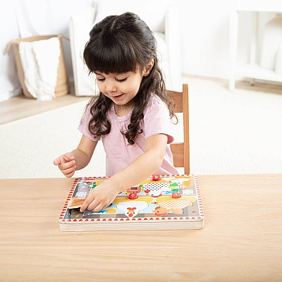 Push to Pop Puzzle Happy Hens