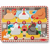 Push to Pop Puzzle Happy Hens