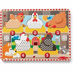 Push to Pop Puzzle Happy Hens