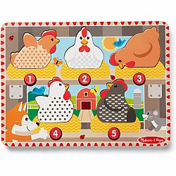 Push to Pop Puzzle Happy Hens