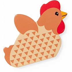 Push to Pop Puzzle Happy Hens