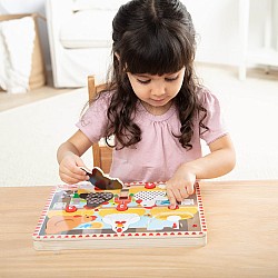 Push to Pop Puzzle Happy Hens