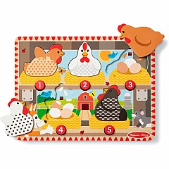 Push to Pop Puzzle Happy Hens