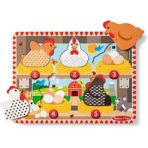 Push to Pop Puzzle Happy Hens