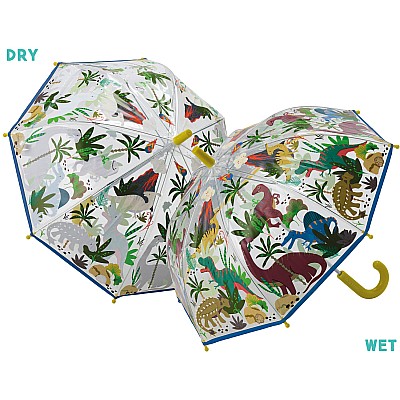 Amazing Colour Changing Umbrella! - Dinosaur