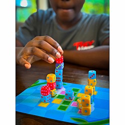 Stack-a-pillars: Dice Stacking Game