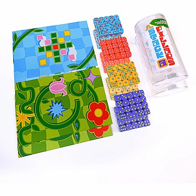 Stack-a-pillars: Dice Stacking Game