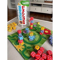 Stack-a-pillars: Dice Stacking Game