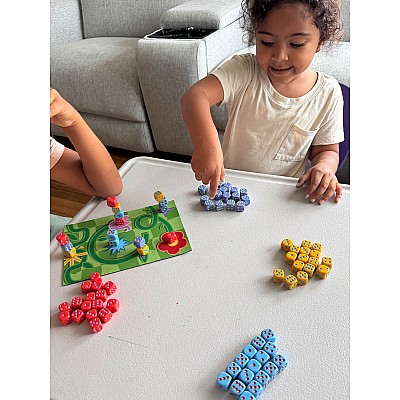 Stack-a-pillars: Dice Stacking Game