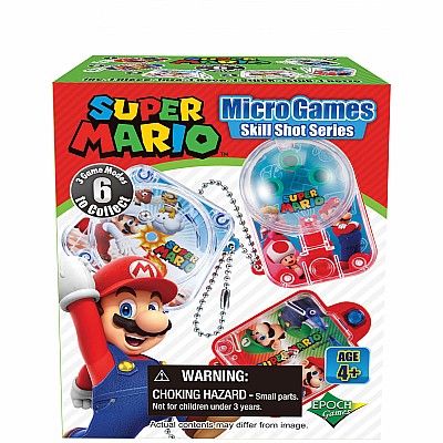 Super Mario Micro Games Skill Shot Series Blind Box Asst