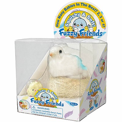 Fuzzy Friends Bird with Babies