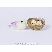 Fuzzy Friends Bird with Babies