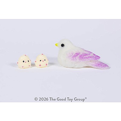 Fuzzy Friends Bird with Babies
