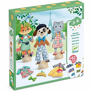 Bonjour Paris Collage