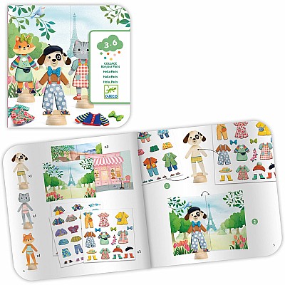 Bonjour Paris Collage