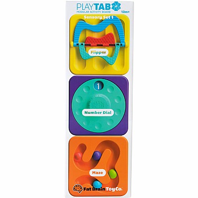 PlayTab Sensory Set Tiles - 4 style Asst